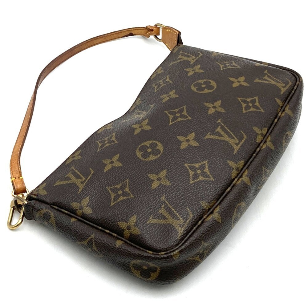 LOUIS VUITTON Brown Monogram Pochette Pouch - Picture 3 of 8